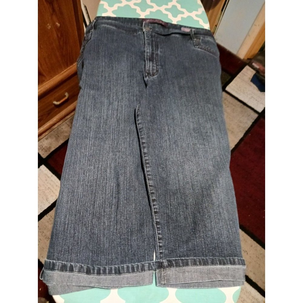 GLORIA VANDERBILT Skimmers 24W Denim Shorts Dark Denim
